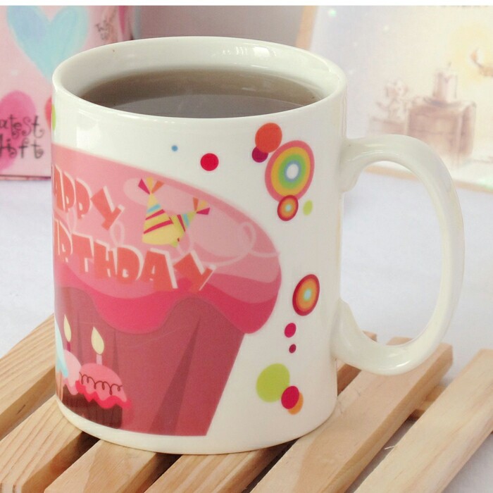 Hot Color Change Mug Birthday Gift Coffee Mug C8095W-BIRTHDAY E