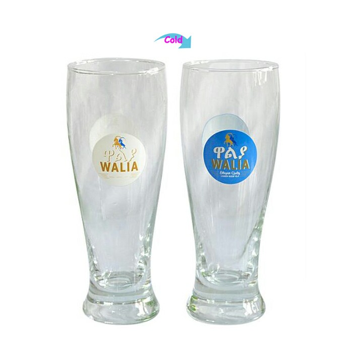 CC61145G-077 Cold Changing Glass Cup Ice Beverages Promotional Cool Summer Advertising Customized Logo
