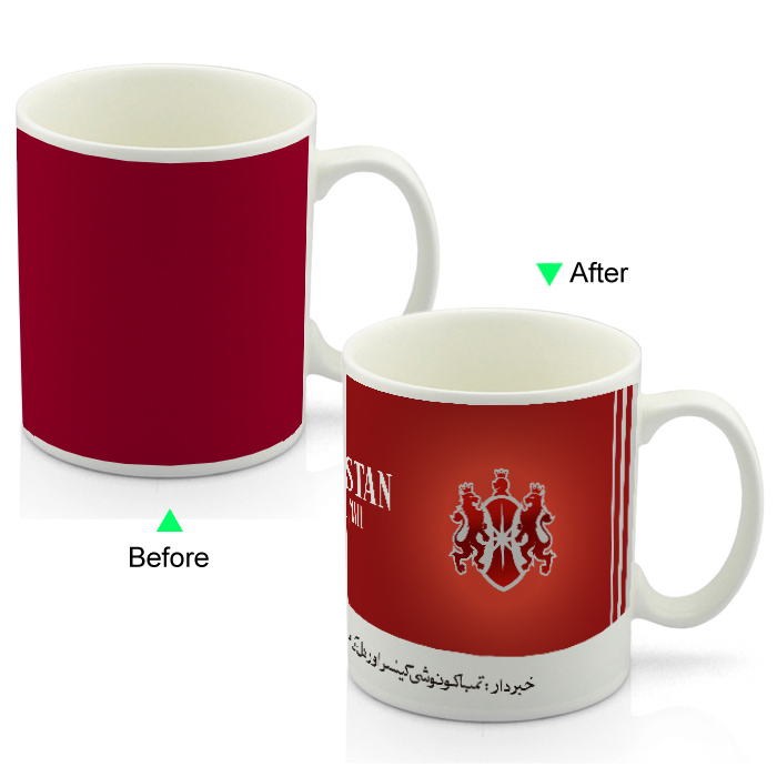 PC8095W-CAPSTAN Color Change Advertising Heat Sensitive Funny Promotional Mug 11oz Ceramic White Coffee Mug Customized LOGO Giveaway